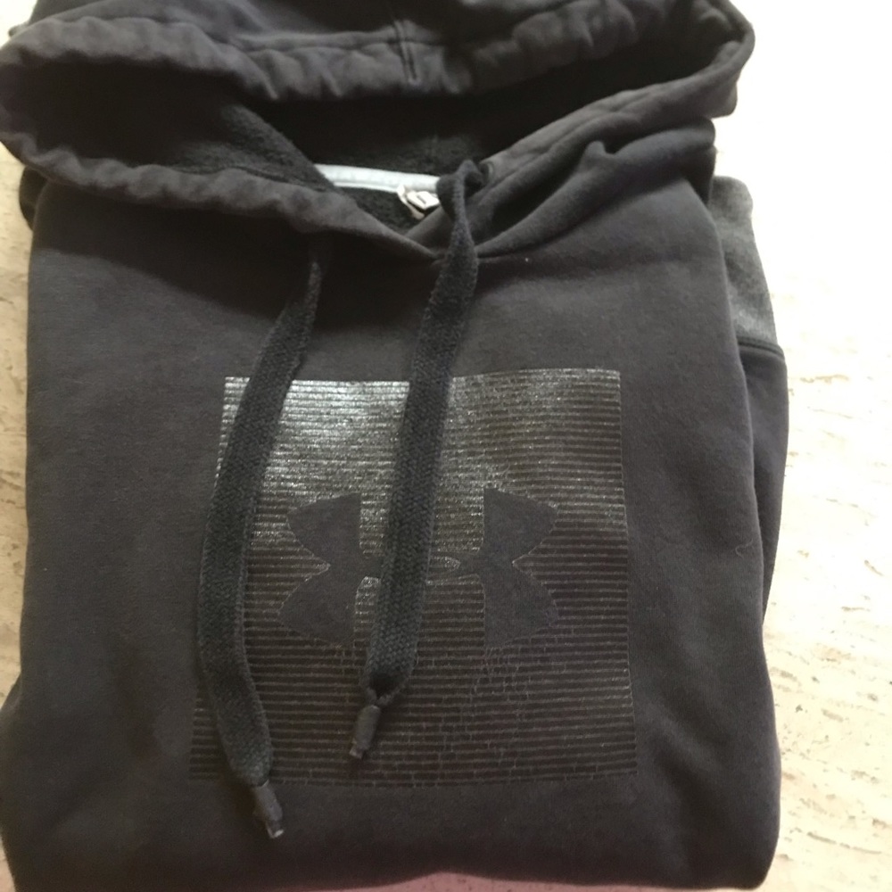 Under Amour black on black hoodie